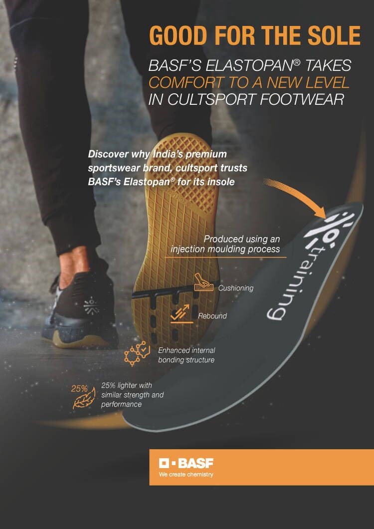 巴斯夫與 cultsport 強強聯手，以 Elastopan® 打（dǎ）造更舒服的鞋（xié）履品牌