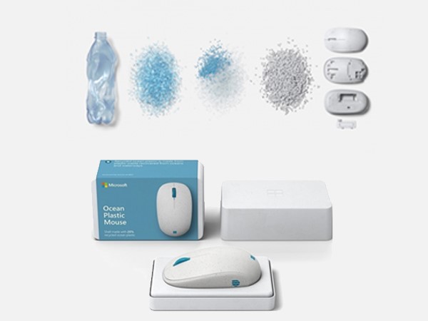 微軟推出海洋（yáng）環（huán）保鼠（shǔ）標：外殼的20%由回收海洋（yáng）塑（sù）料製成